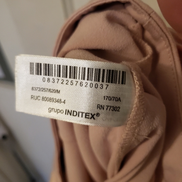 Zara Elegant Pink Wide-Leg Women's Pants - Picture 5 of 7